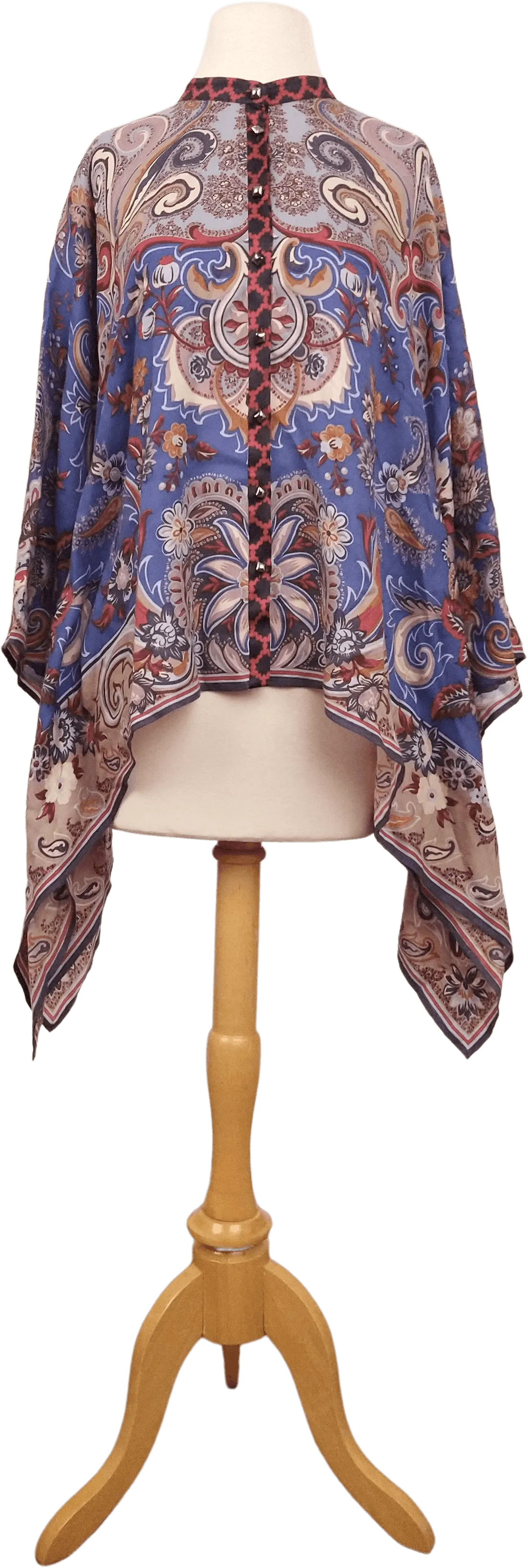 00's Italian Paisley Scarf Blouse by Etro