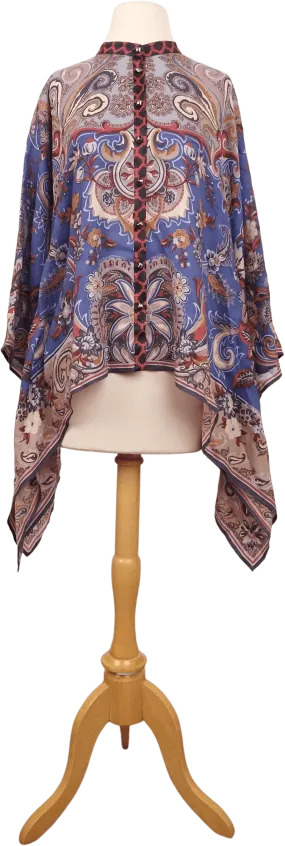 00's Italian Paisley Scarf Blouse by Etro