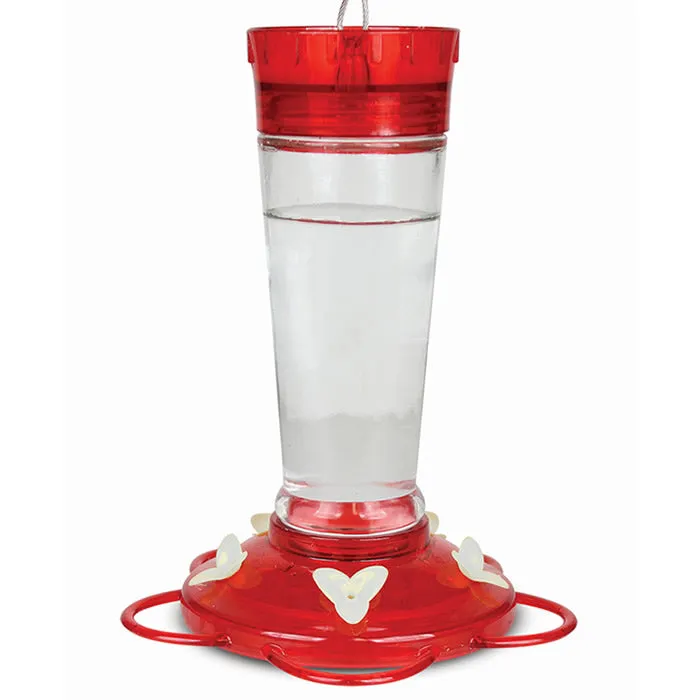 10 Oz. Glass Hummingbird Feeder