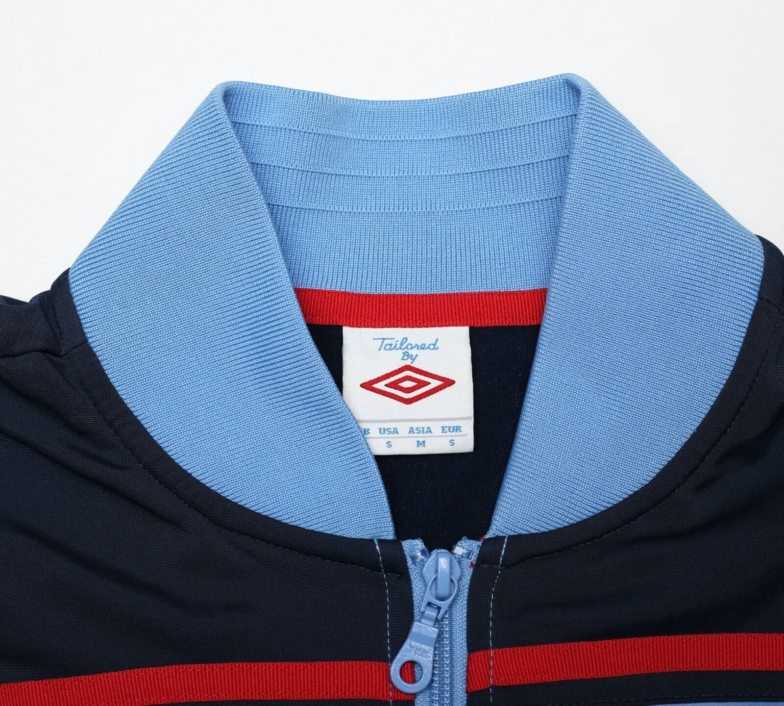 1981 Manchester City Retro Umbro FA Cup Final Walkout Jacket Track Top (S)