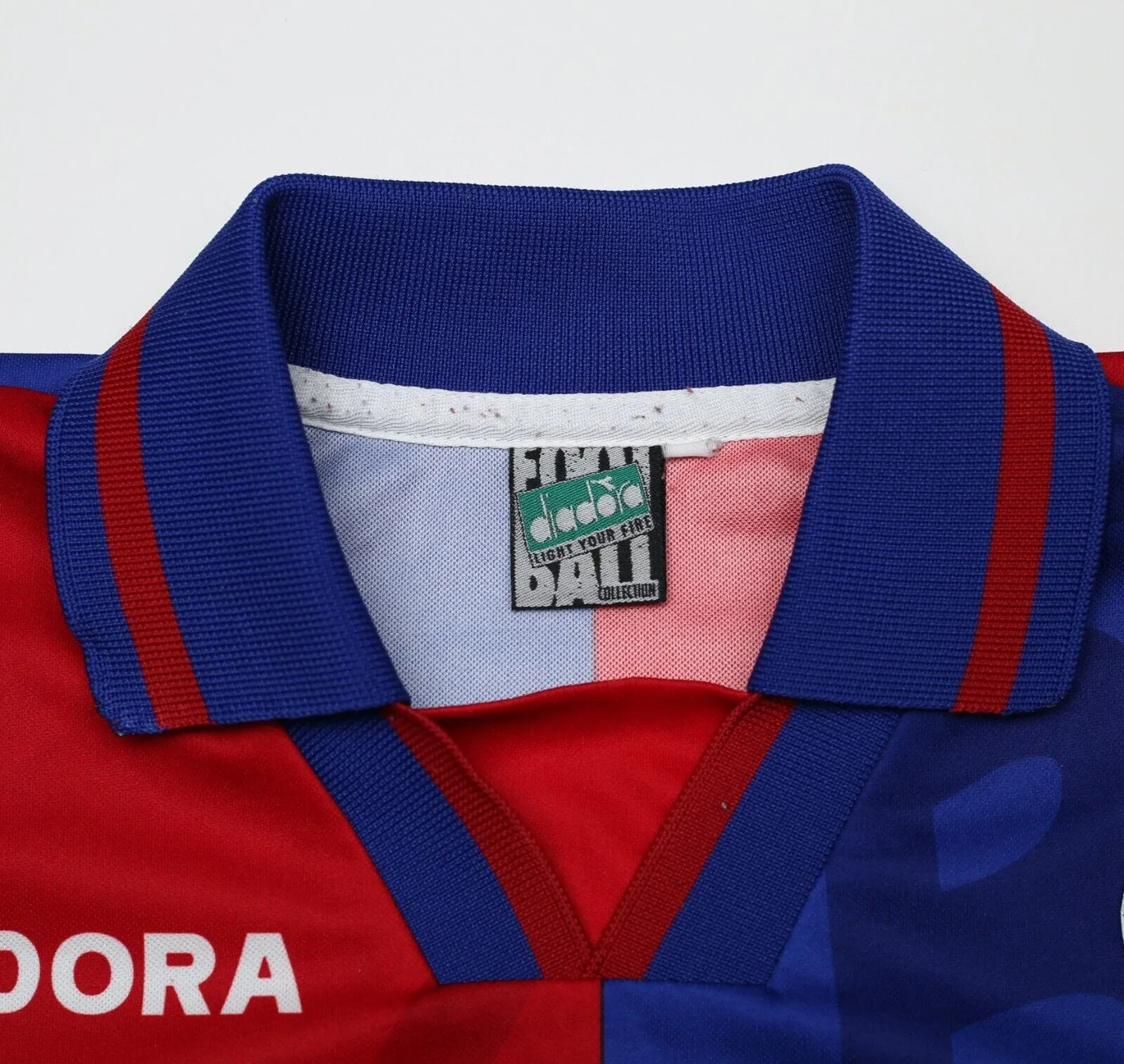 1996/97 BOLOGNA Vintage Diadora Home LS Football Shirt Jersey (M/L)