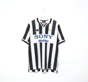 1996/97 JUVENTUS Vintage Kappa Home Football Shirt Jersey (L) SONY MiniDisk