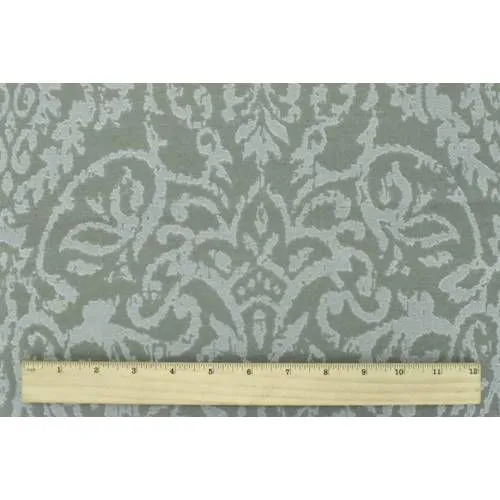 2 3/4 YD PC--Graphite Gray Baroque Jacquard Home Decorating Fabric