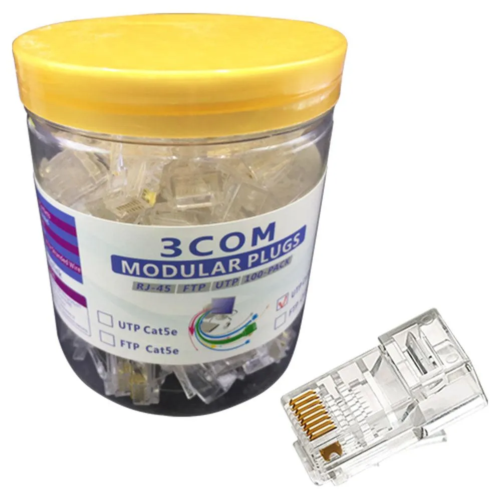 3COM Plastic RJ45 Cat5/5E UTP