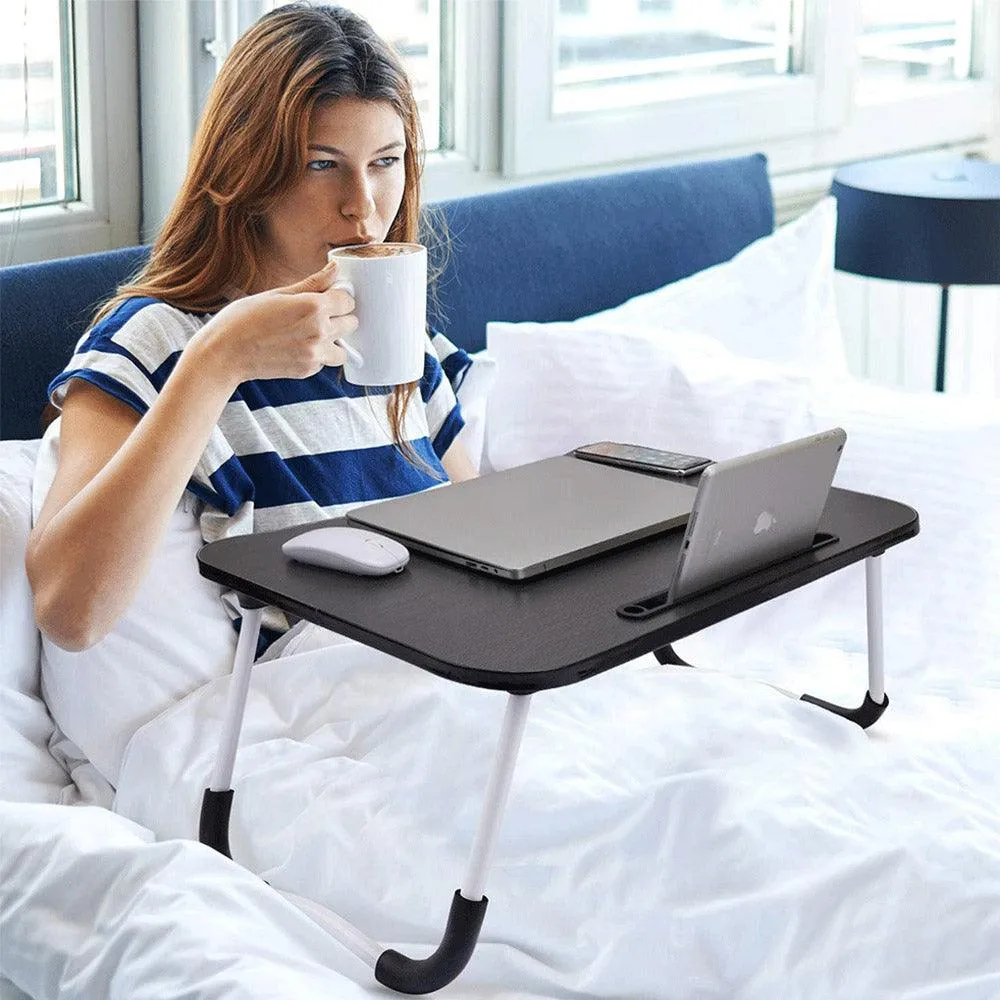 A-M Foldable Wooden Laptop Table