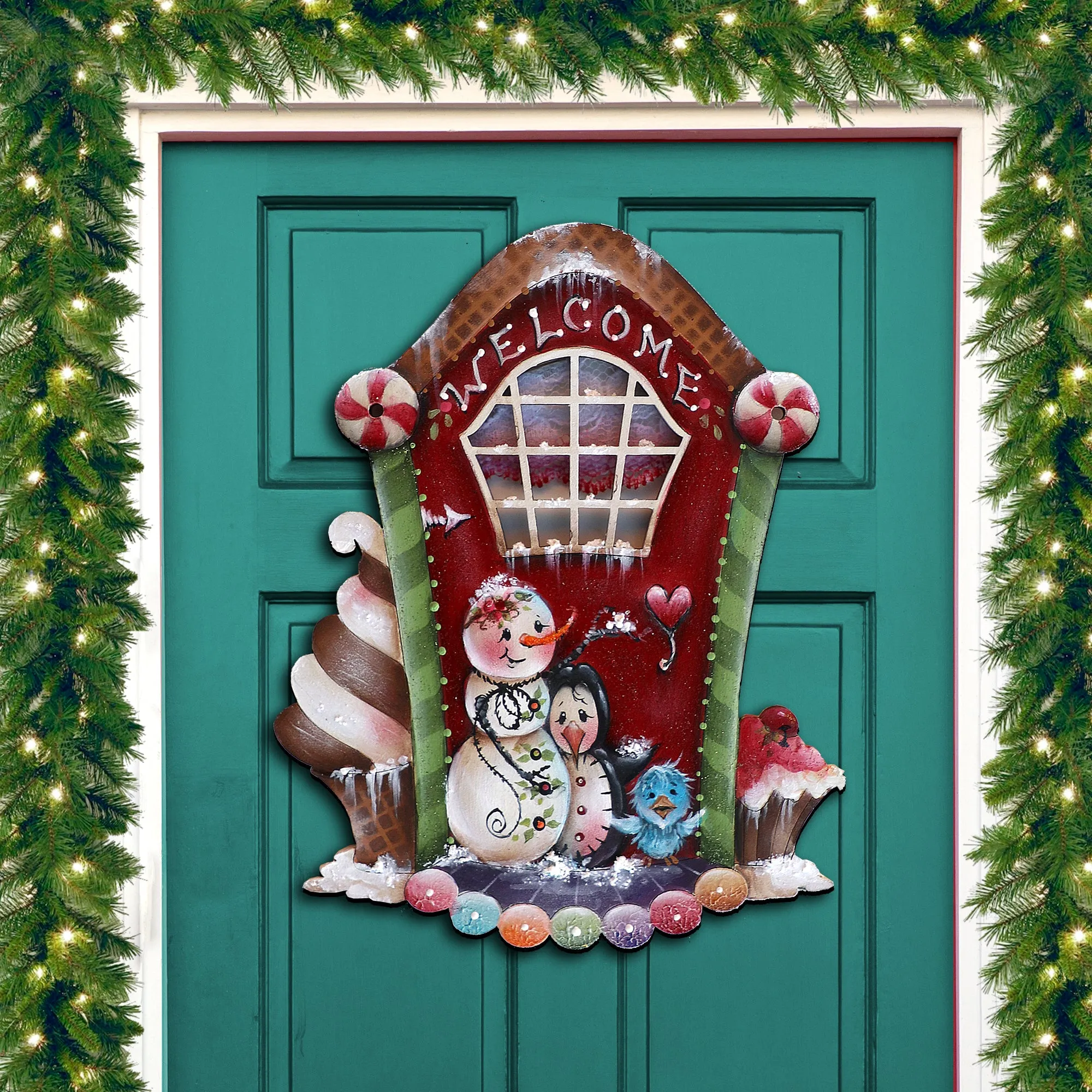 A Season of Sweet Christmas Holiday Door Decor by J. Mills-Price - Christmas Decor - 8611079H-MP