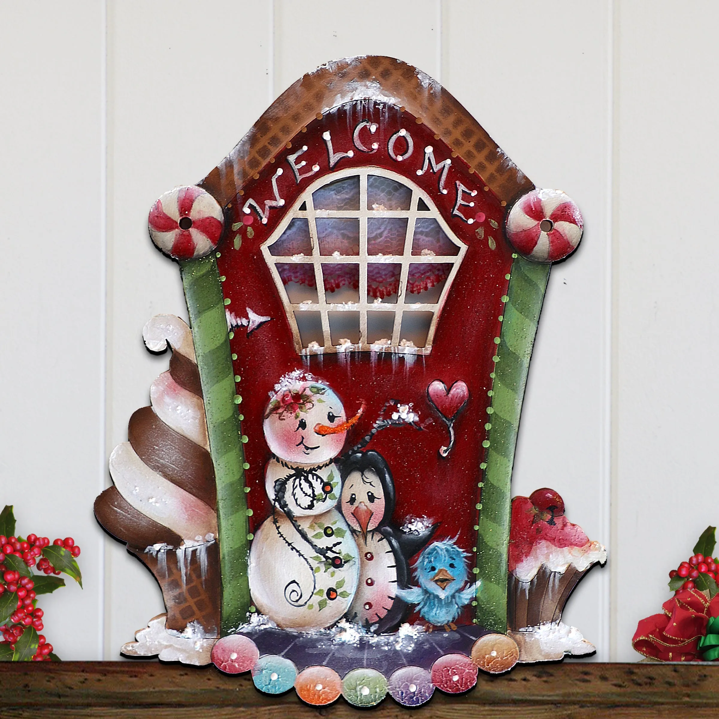 A Season of Sweet Christmas Holiday Door Decor by J. Mills-Price - Christmas Decor - 8611079H-MP