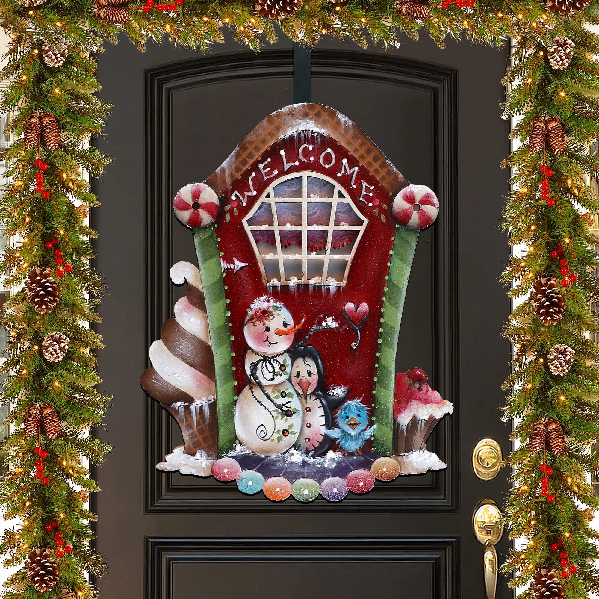 A Season of Sweet Christmas Holiday Door Decor by J. Mills-Price - Christmas Decor - 8611079H-MP