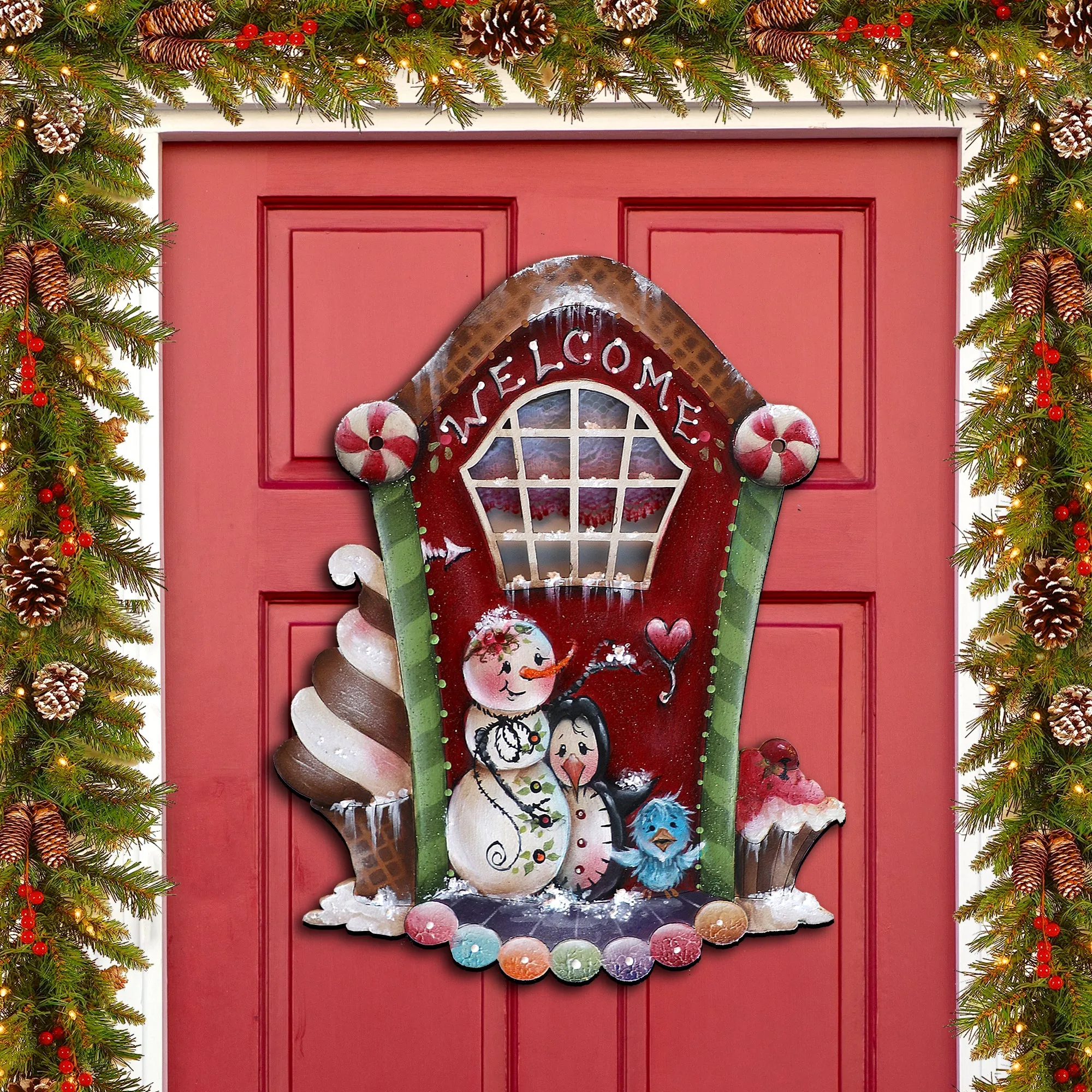 A Season of Sweet Christmas Holiday Door Decor by J. Mills-Price - Christmas Decor - 8611079H-MP