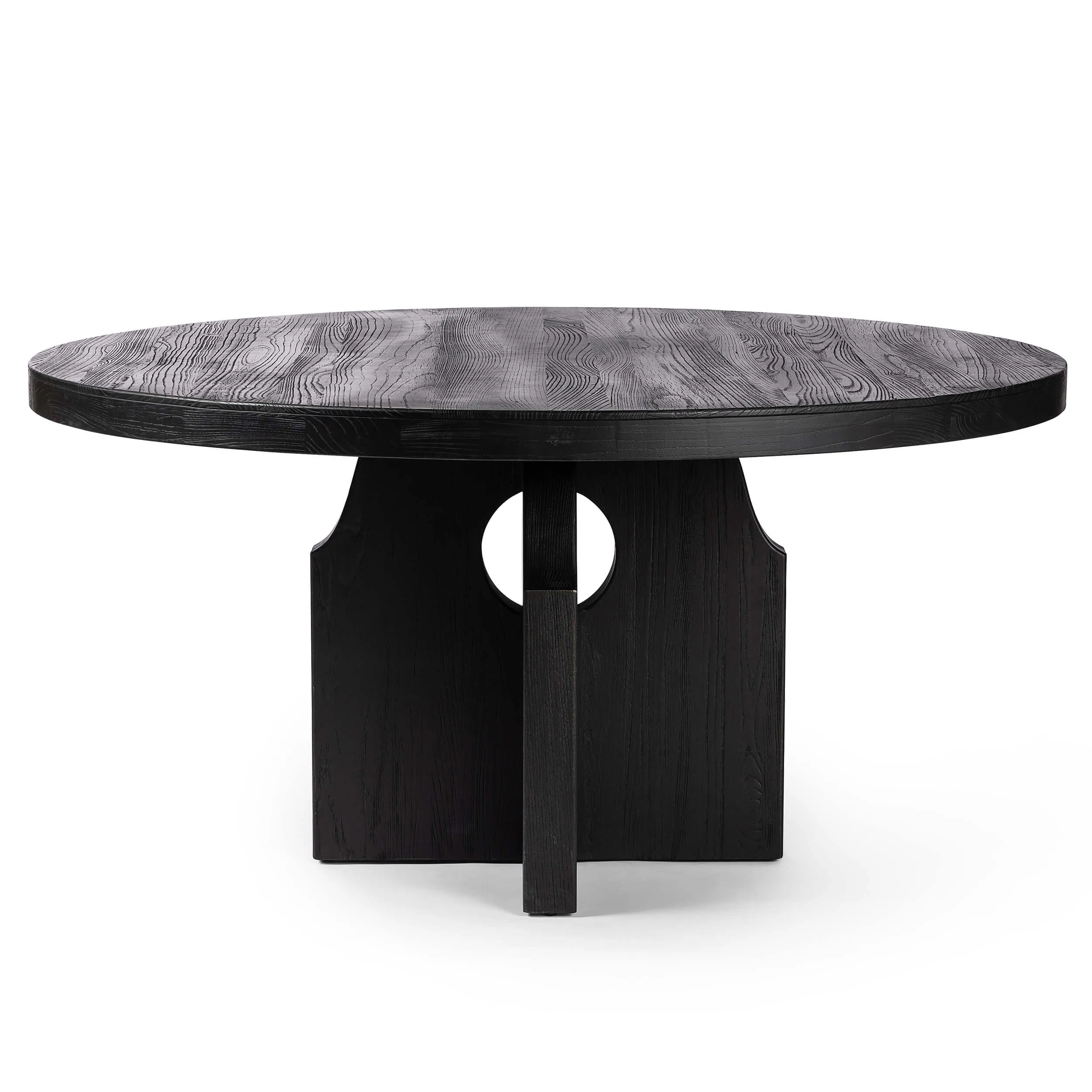 Allandale Round Dining Table, Black