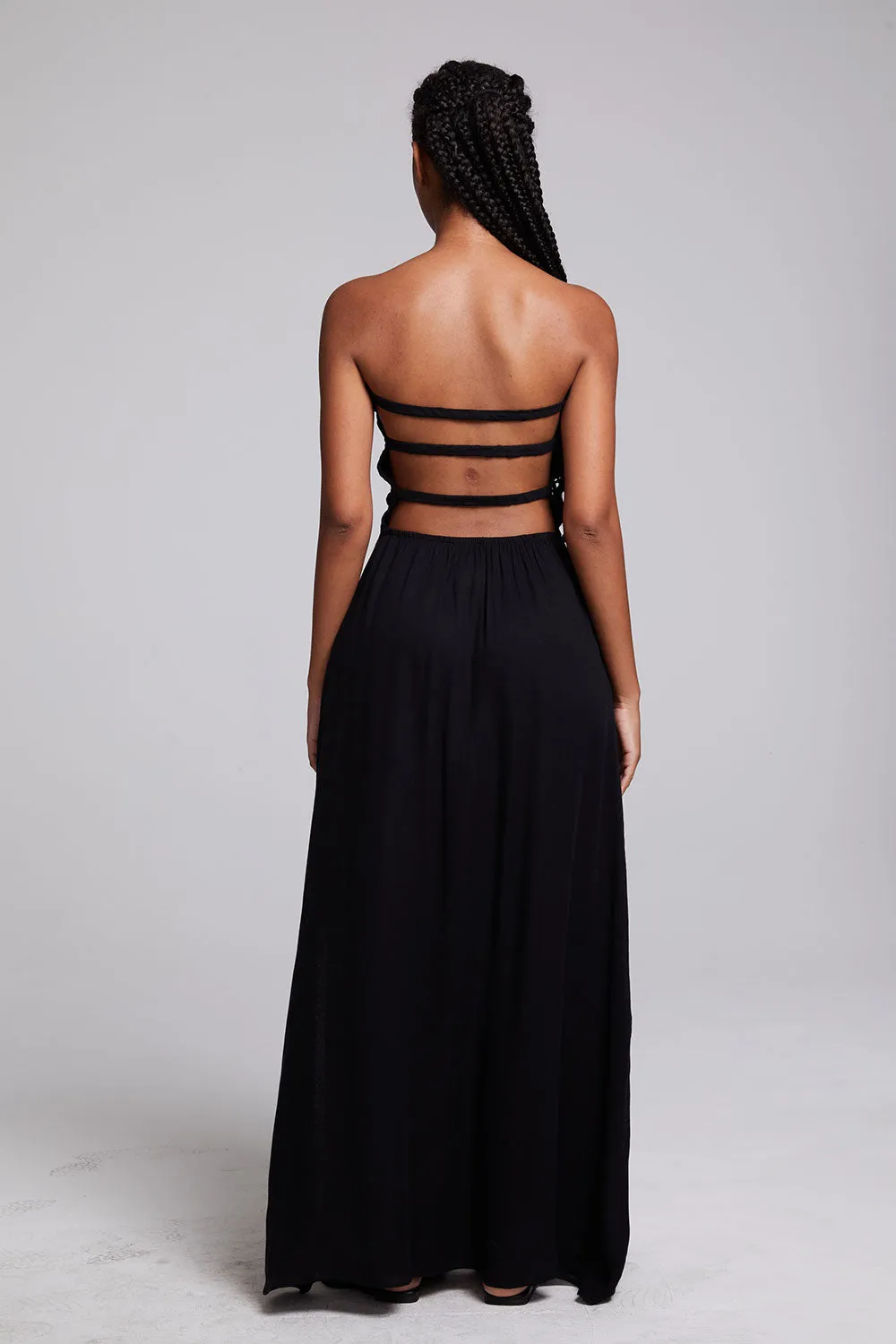 Anita Black Maxi Dress