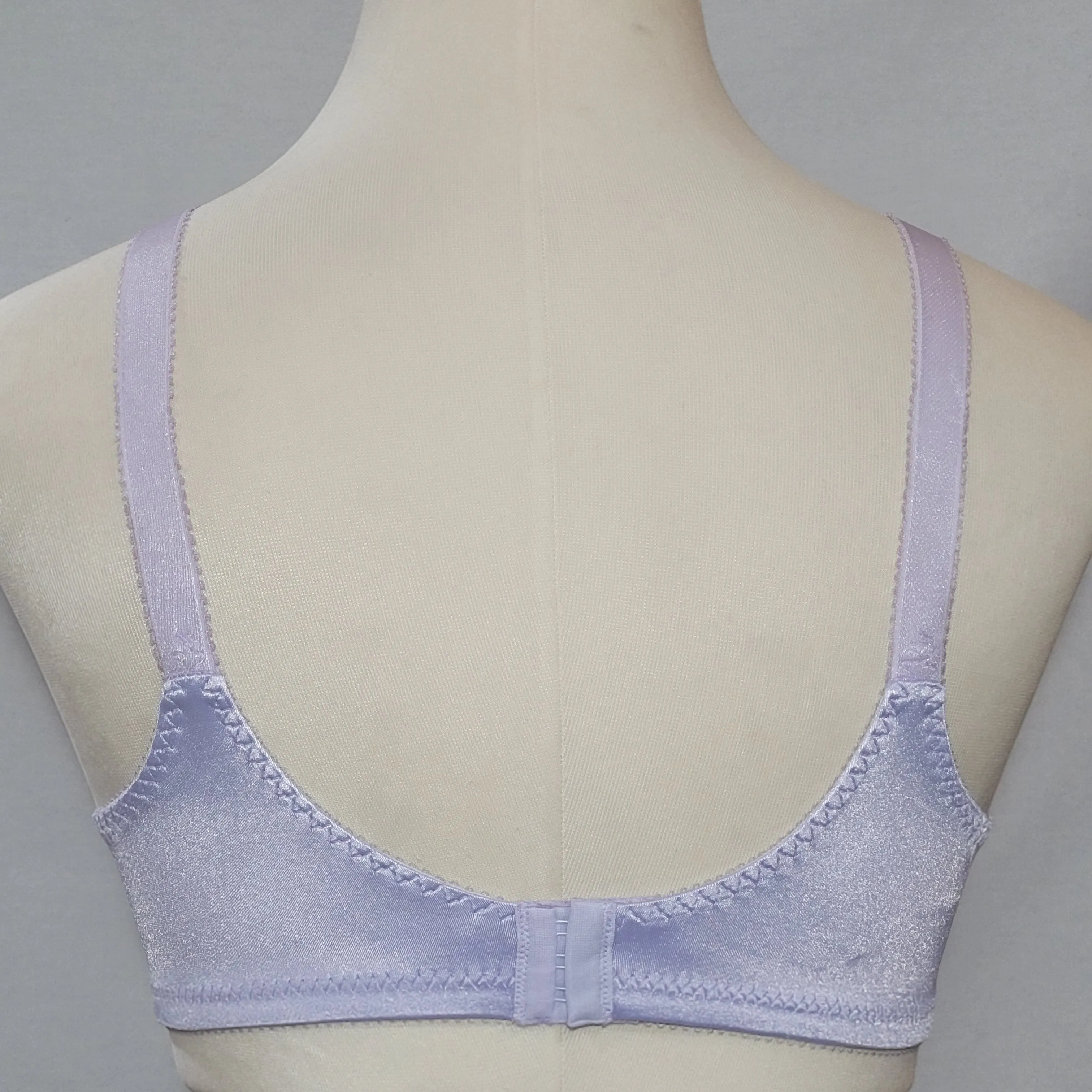 Bali 3820 Double Support Wirefree Bra 36B Thistle Light Purple Lavender NWT