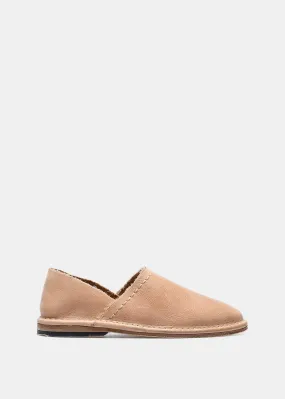 Beige Slip-On Loafers