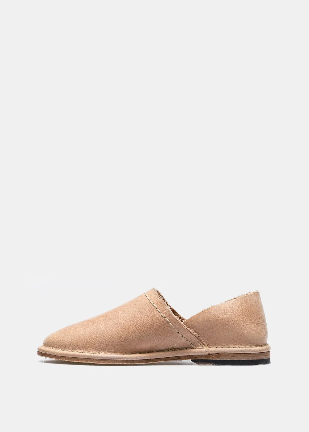 Beige Slip-On Loafers