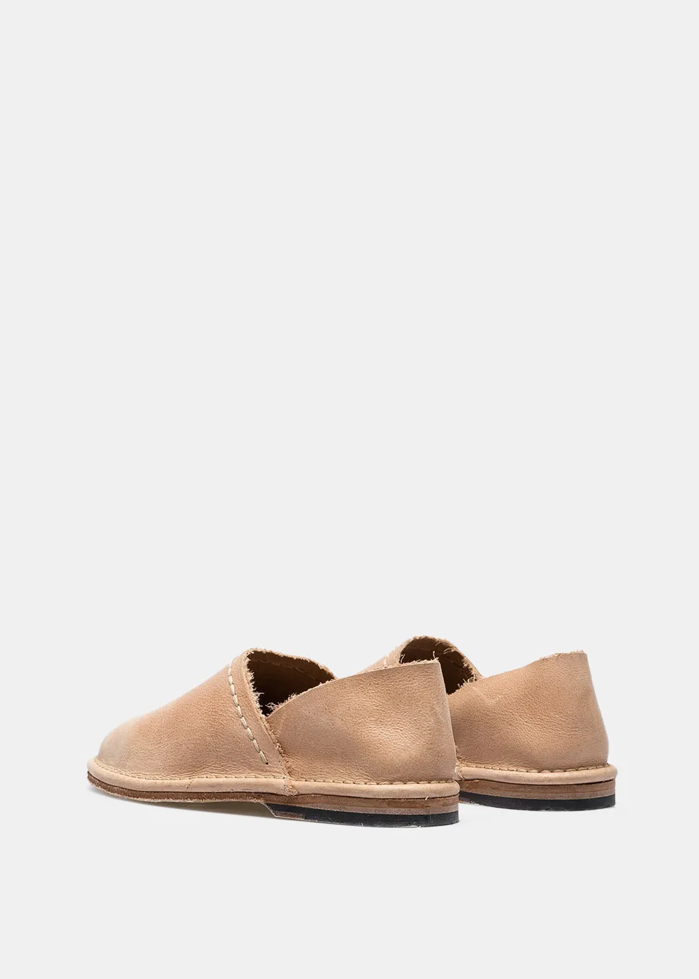 Beige Slip-On Loafers