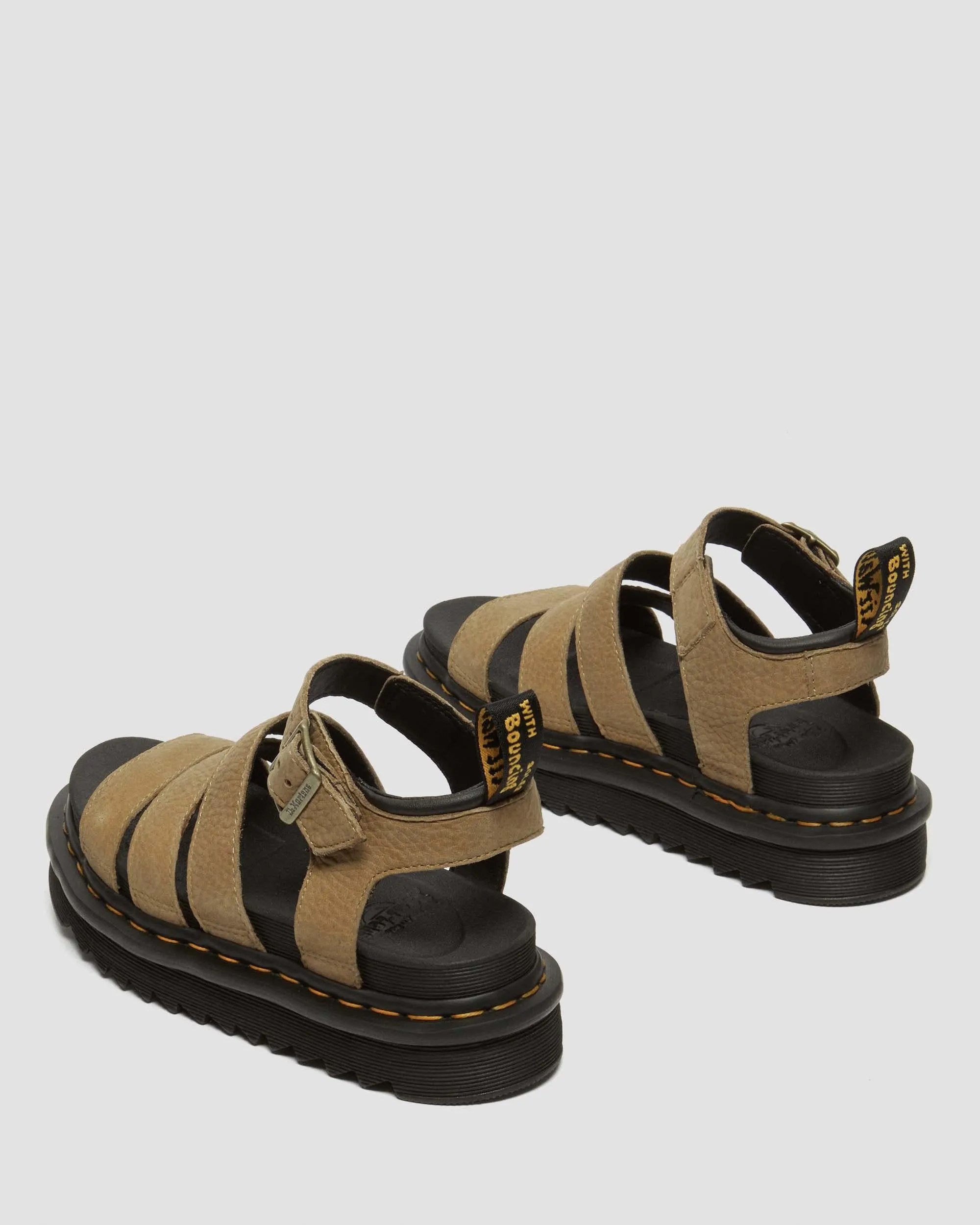 Blaire Tumbled Nubuck Leather Sandals