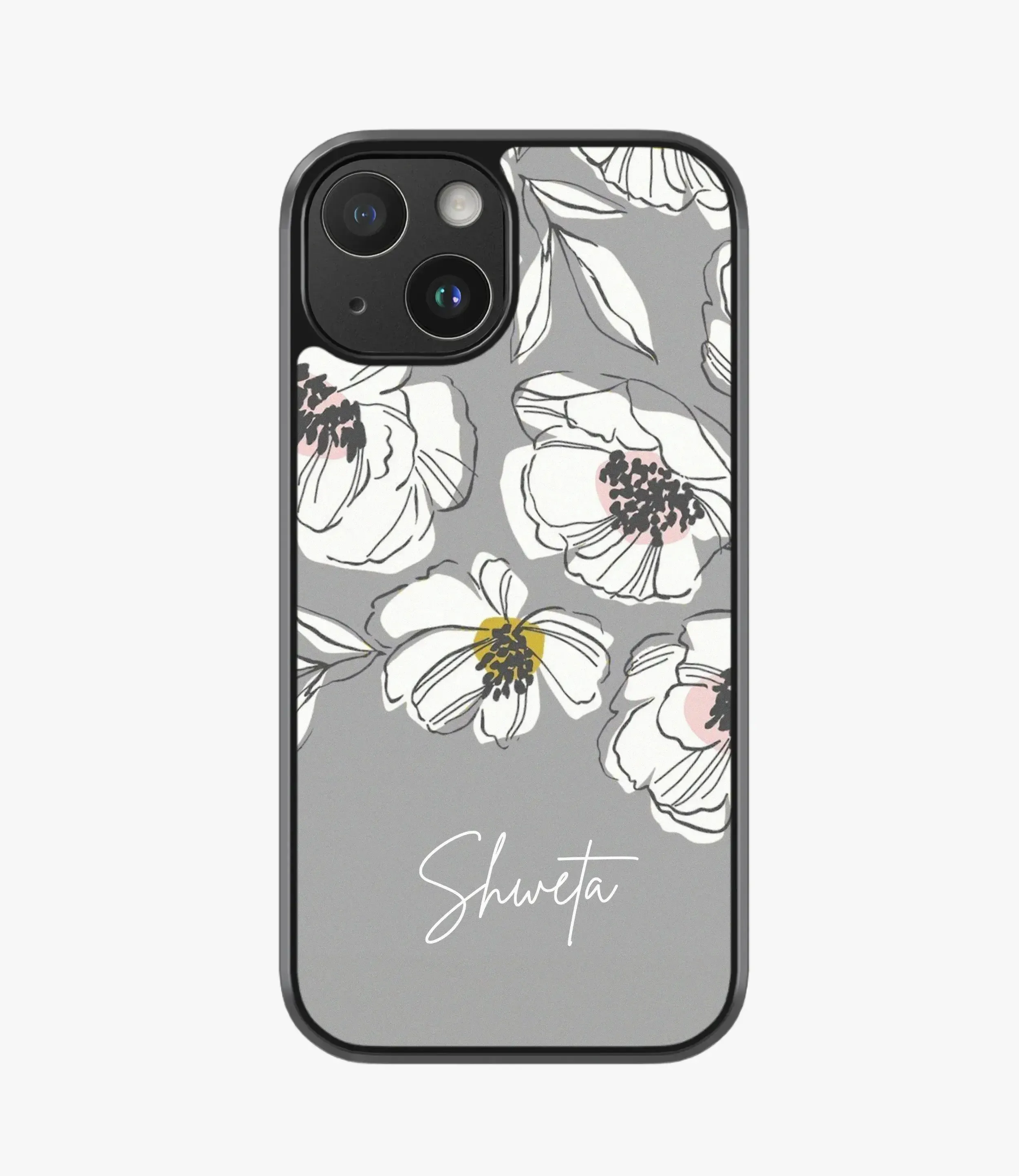 Blossom Haven Custom Name Hybrid Matte Case