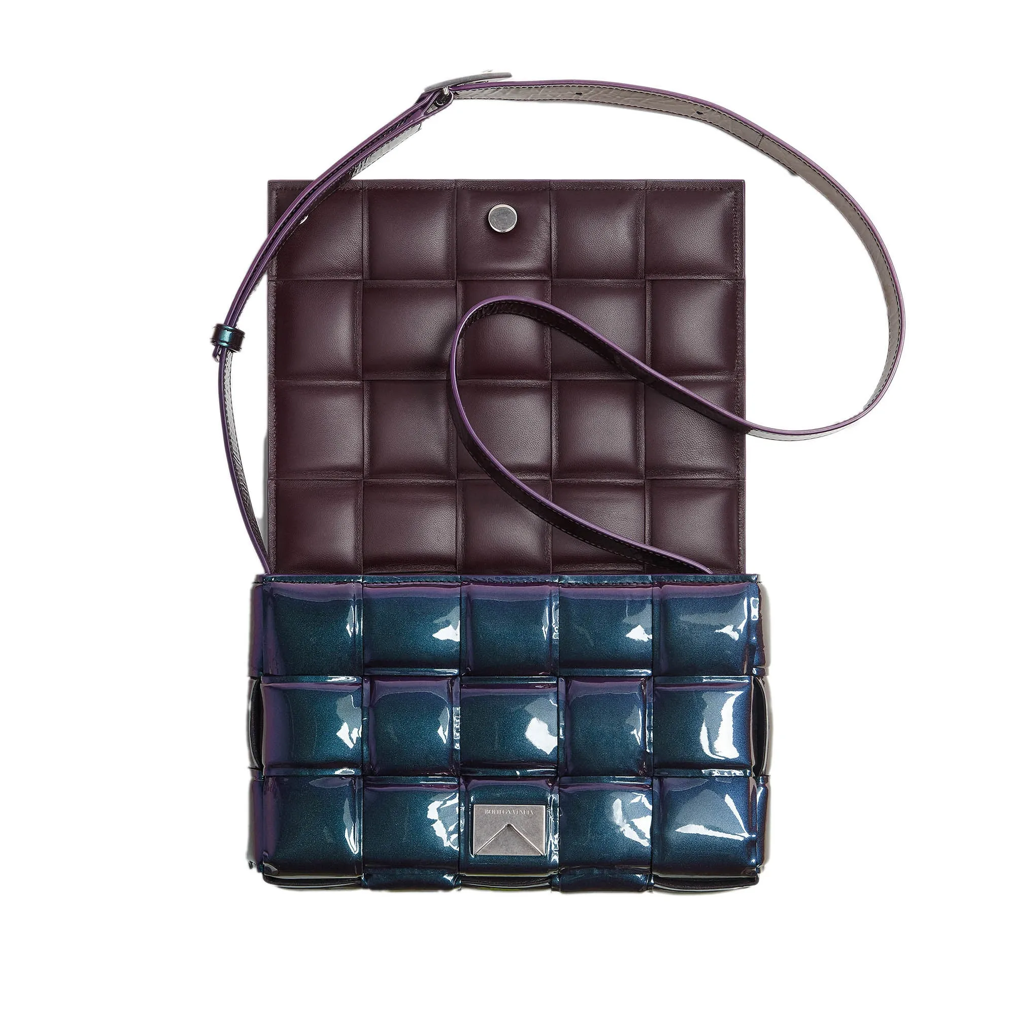 Bottega Veneta - Women’s Padded Cassette Bag - (Holographic/Silver)