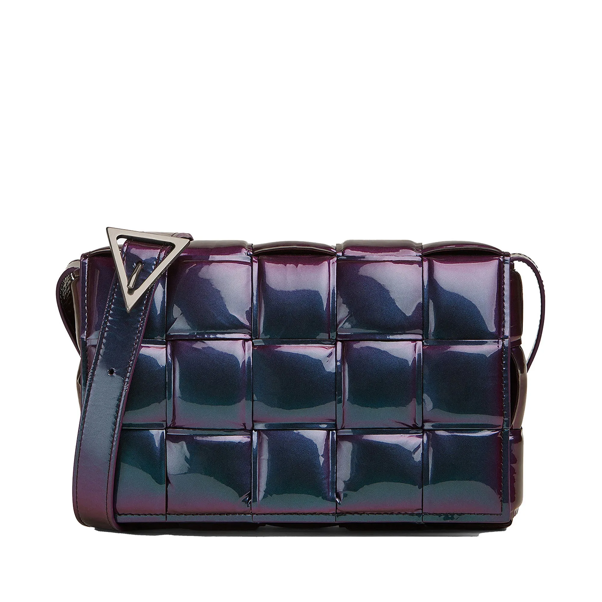 Bottega Veneta - Women’s Padded Cassette Bag - (Holographic/Silver)