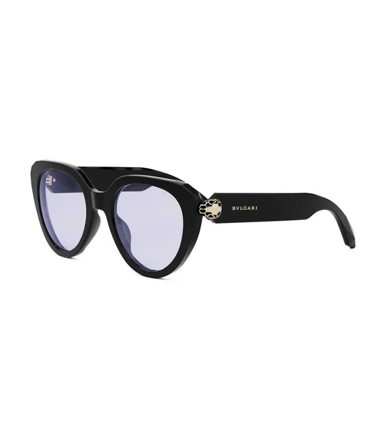 Bvlgari Women's Black Cat-Eye Optical Frame