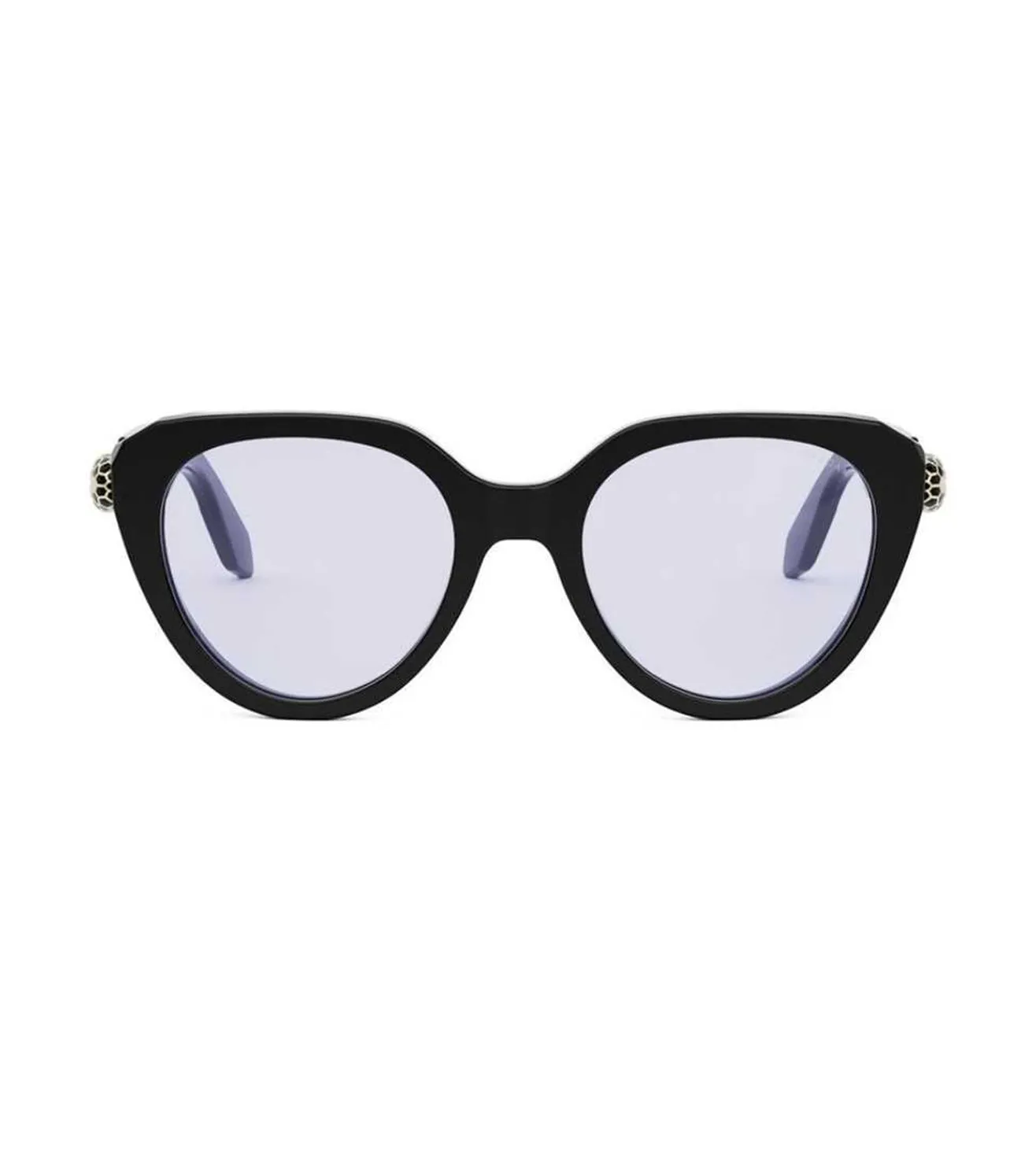 Bvlgari Women's Black Cat-Eye Optical Frame