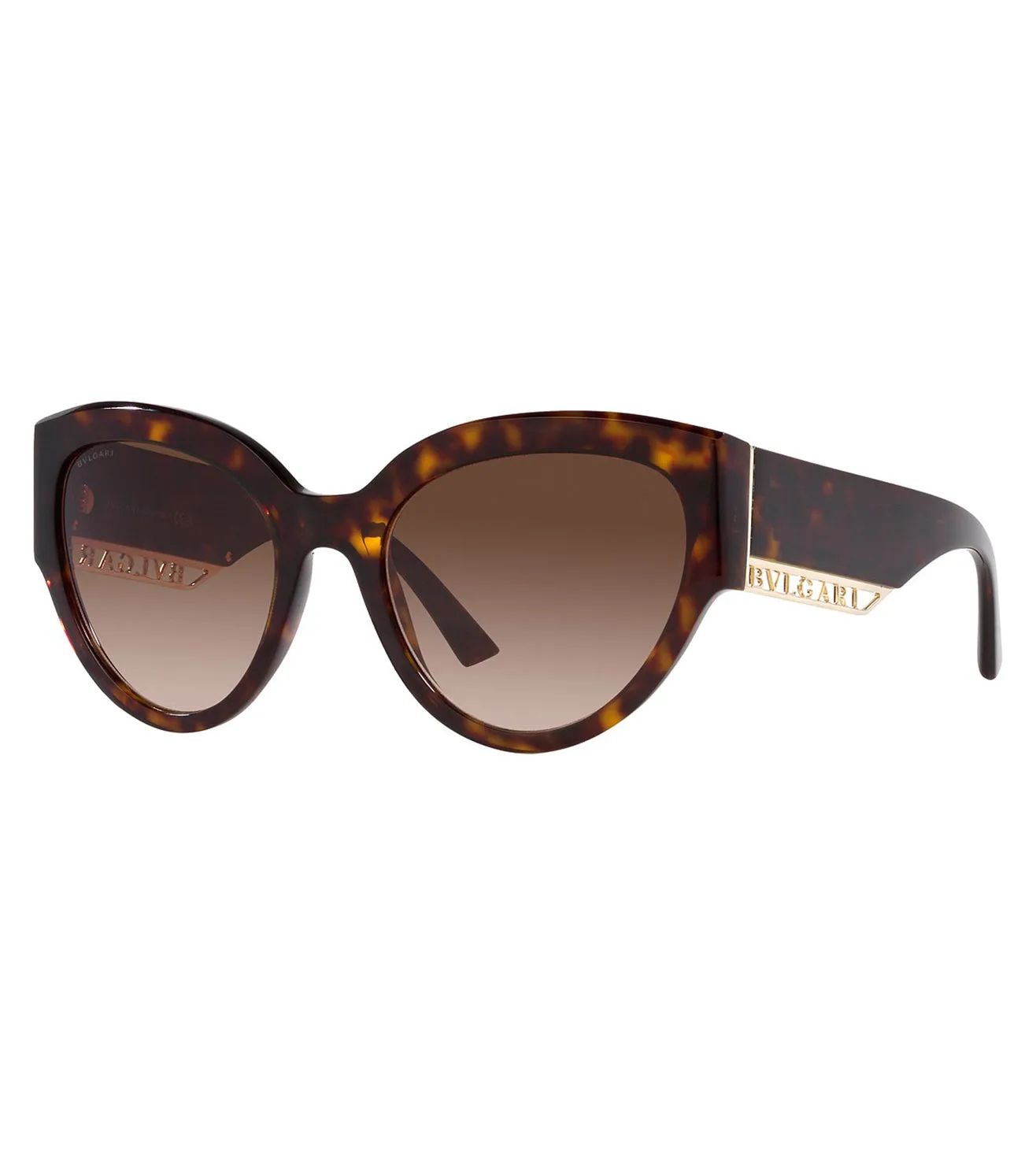 Bvlgari Women's Brown Gradient Cat-Eye Sunglasses