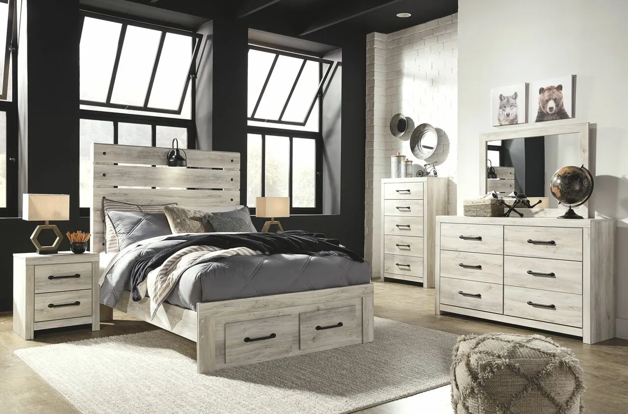 Cambeck Queen Bed with Dresser, Mirror and Nightstand