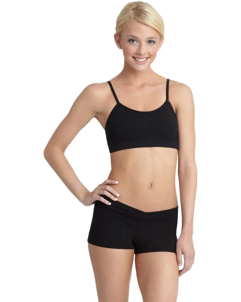 Capezio V-Waist Cotton Boy Dance Shorts - CC600 Womens