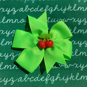 Cherries Hair Bow