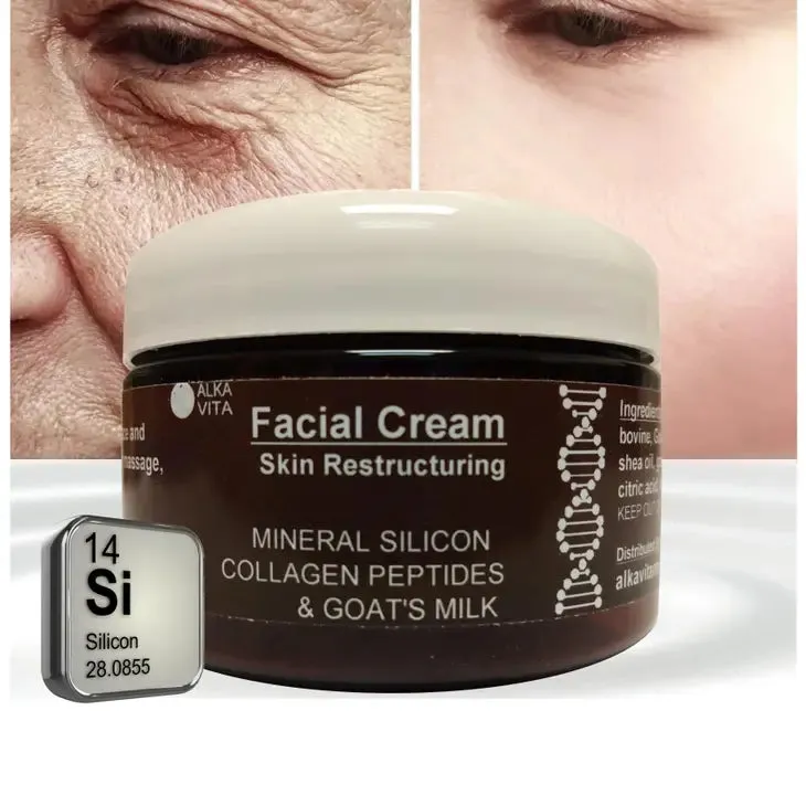 Facial Cream Silicon Collagen Peptide Skin Wrinkle Treatment