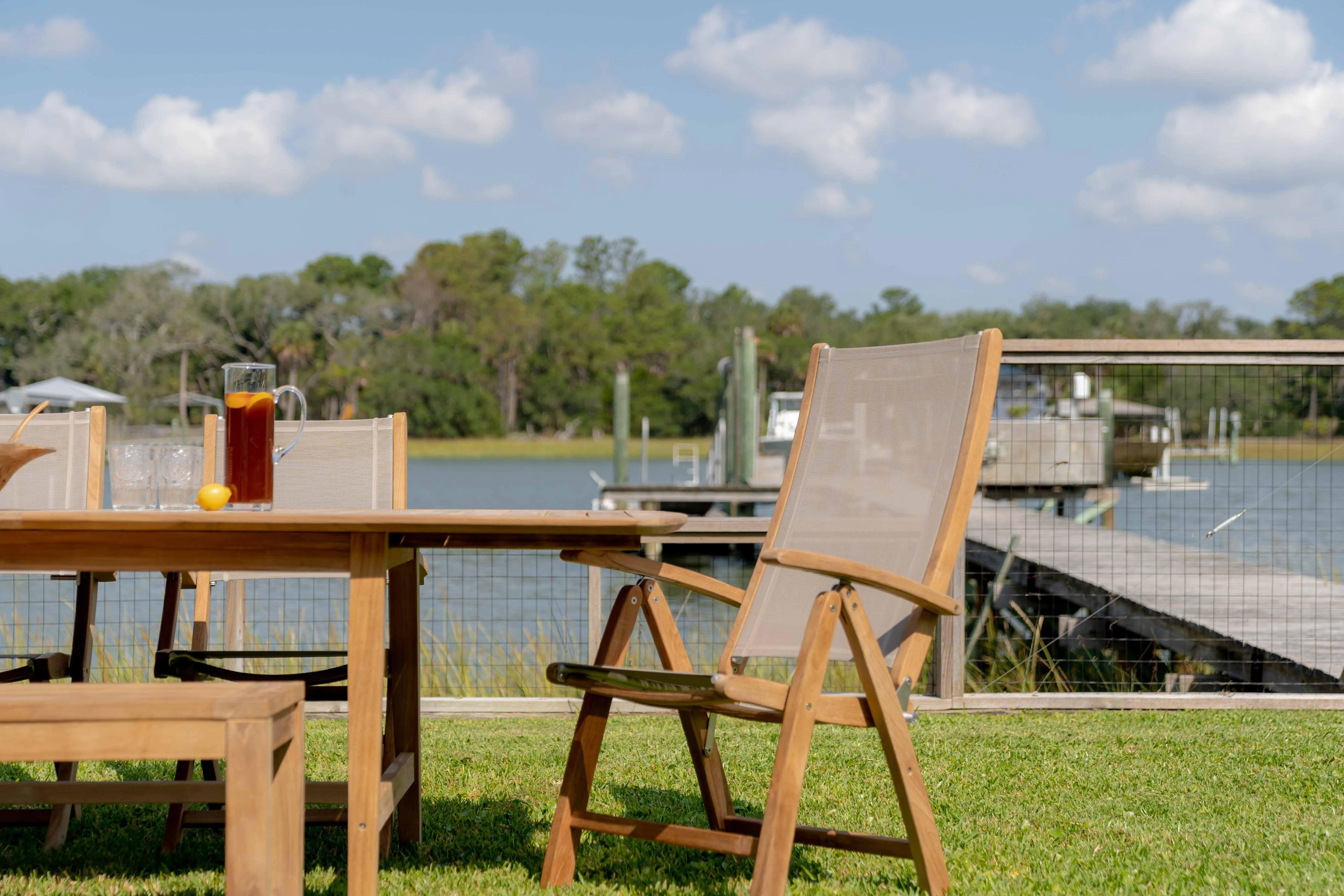 Freeport Outdoor Teak Recliner