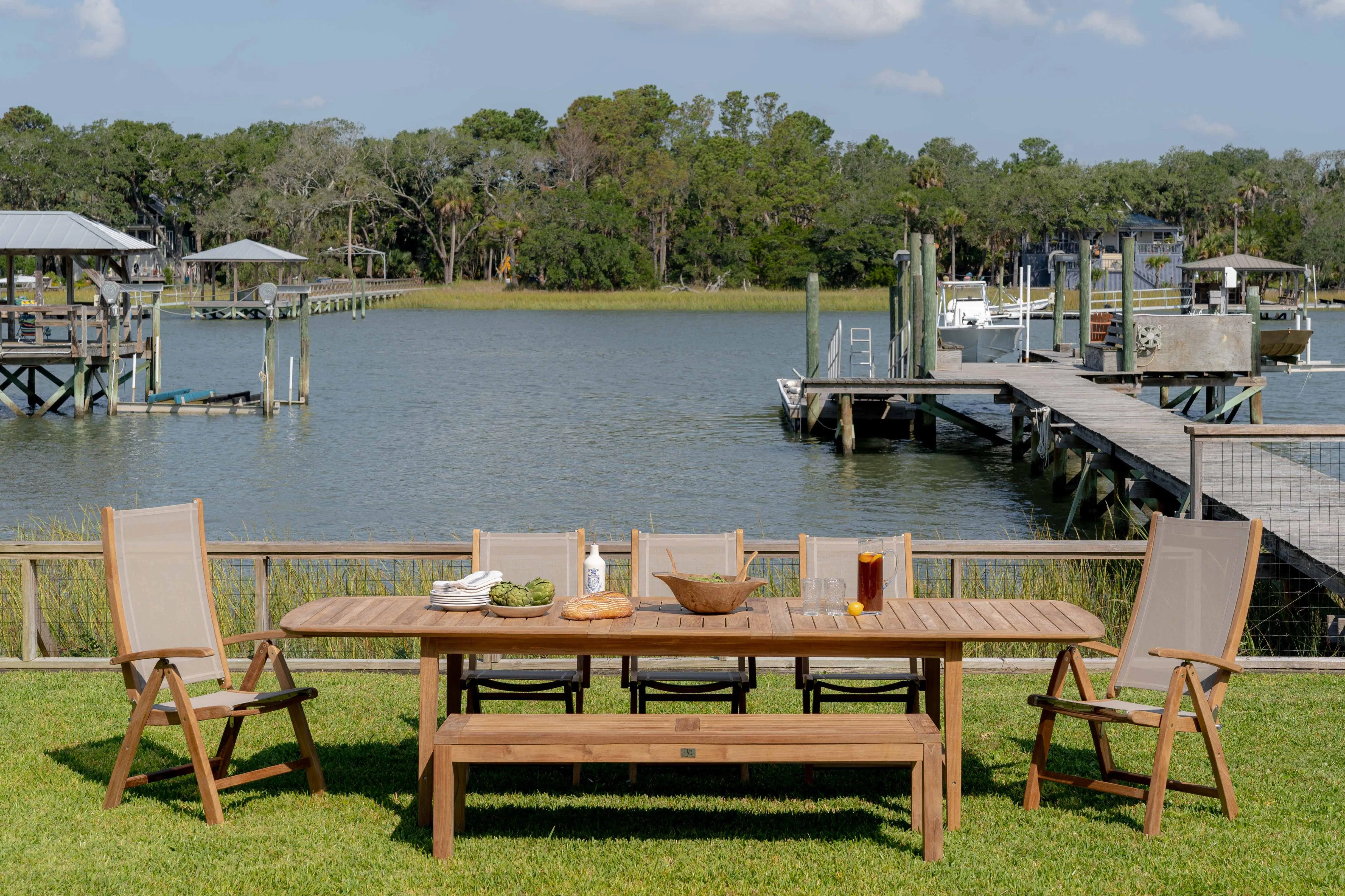 Freeport Outdoor Teak Recliner