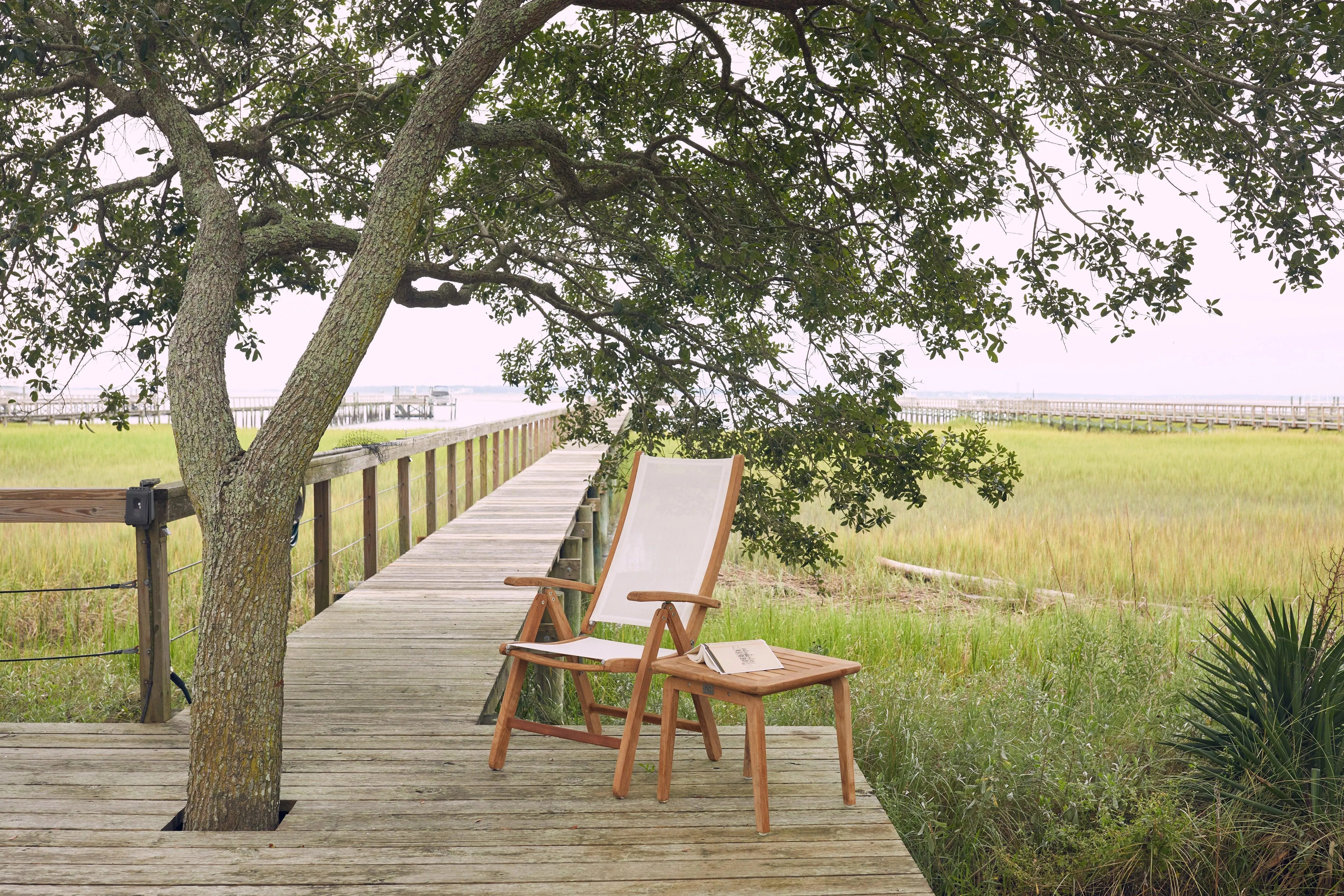 Freeport Outdoor Teak Recliner