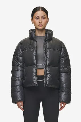 Georgia Light Glossy Puffer Jacket Anthracite