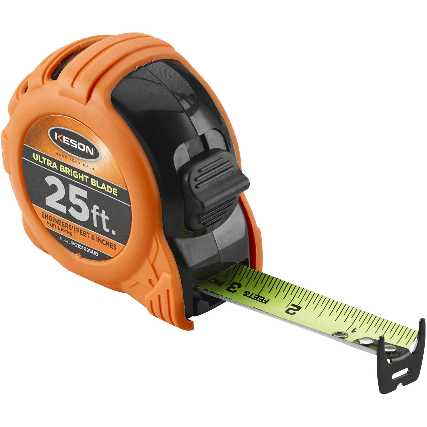 Keson® Ultra Bright Blade Measuring Tape