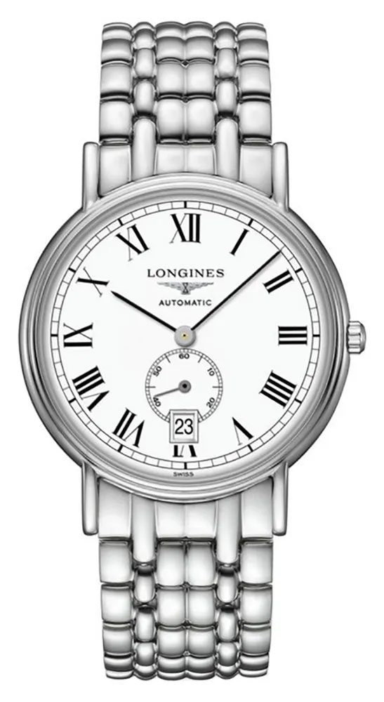 Longines Presence Automatic Stainless Steel White Dial Date Mens Watch L4.904.4.11.6