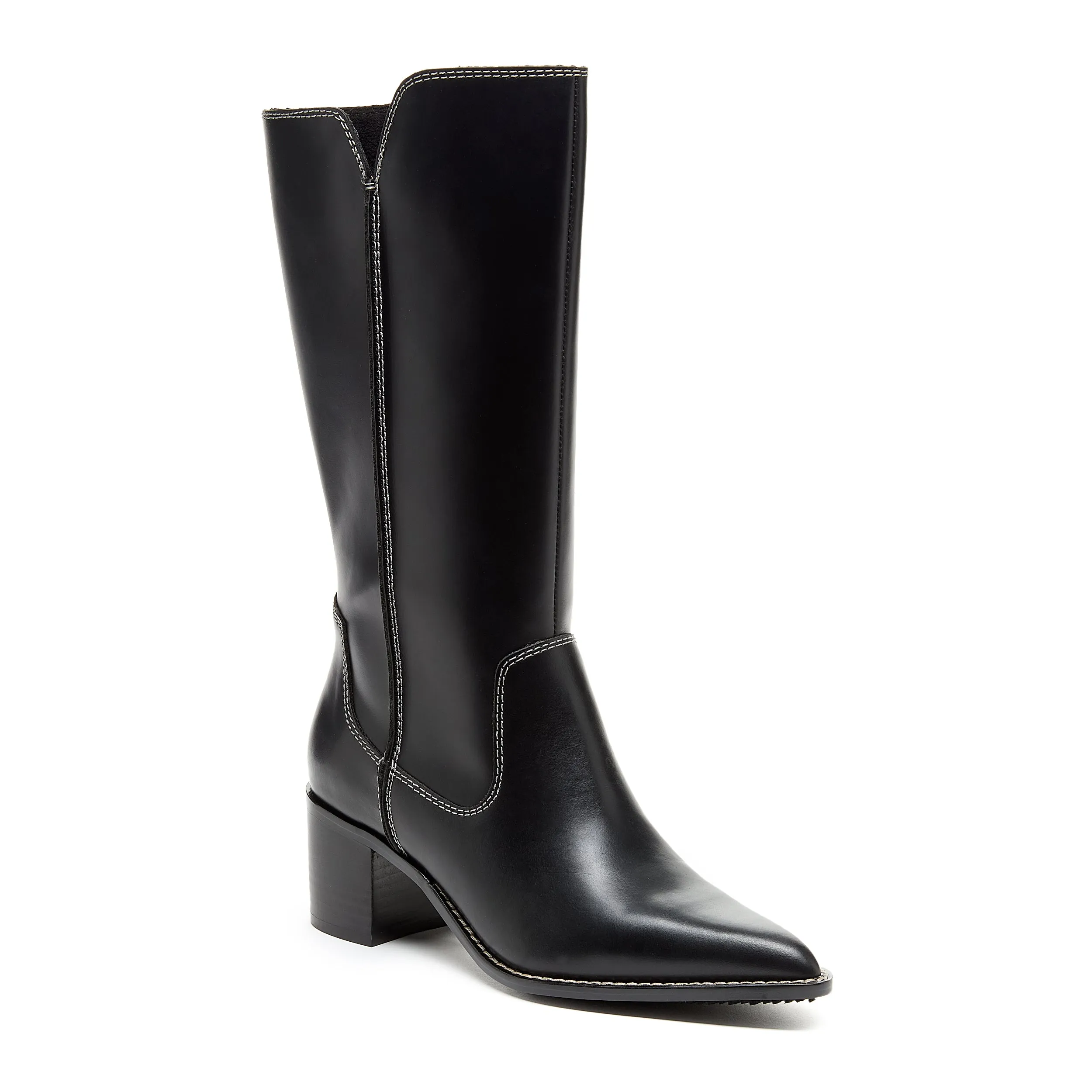 Marshall  Black Pointed Toe Boots