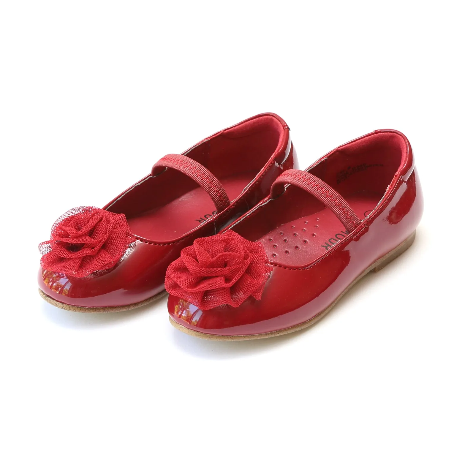 Marta Organza Rosette Flat