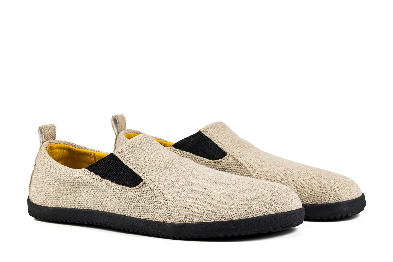 Men’s barefoot slip-on sneakers from hemp