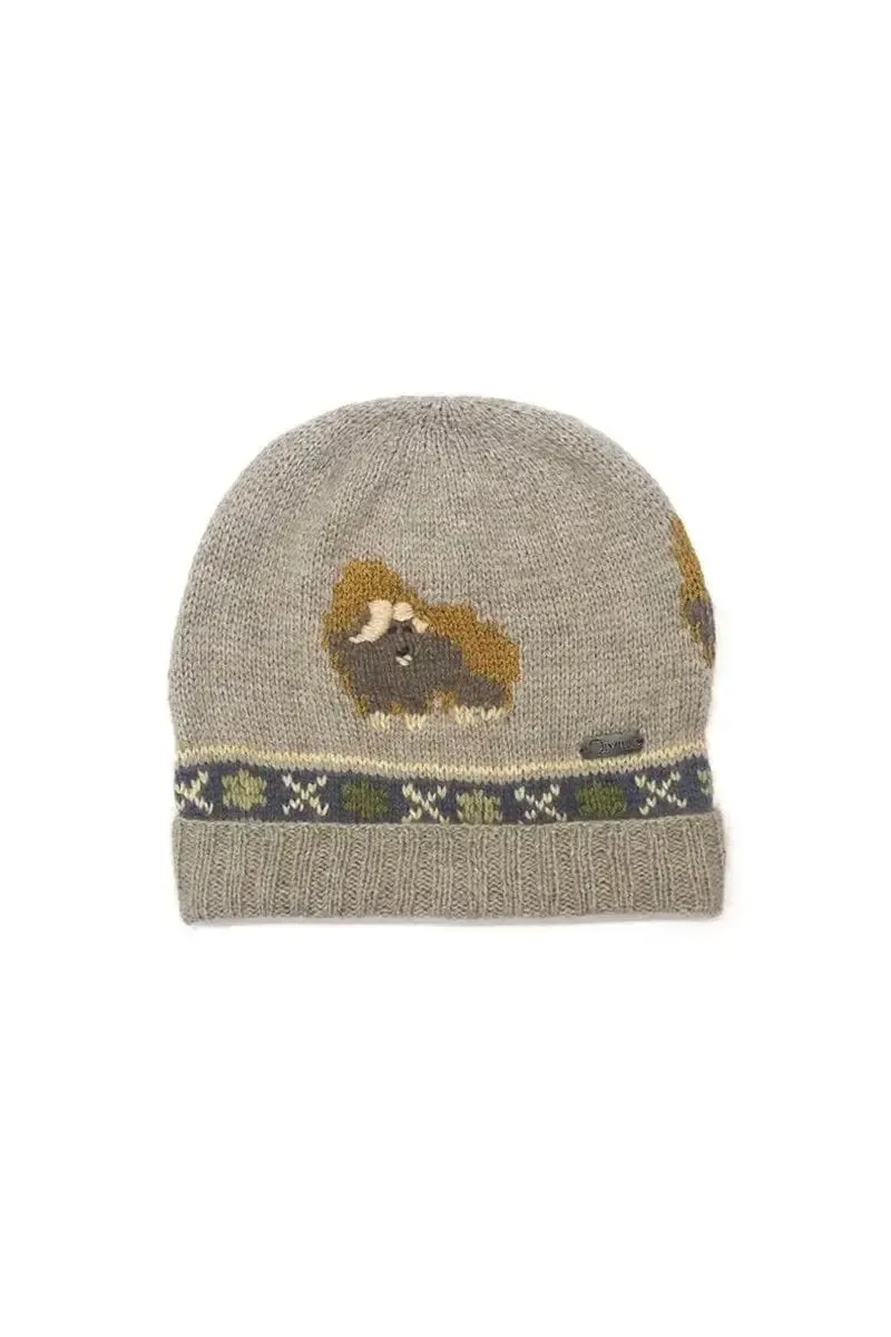 Muskox Kids Hat Bison, Merino & Silk