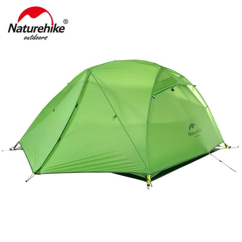 Naturehike Upgraded Star River Camping Tent - Ultralight 2 Person, 4 Season - 20D Silicone, Waterproof