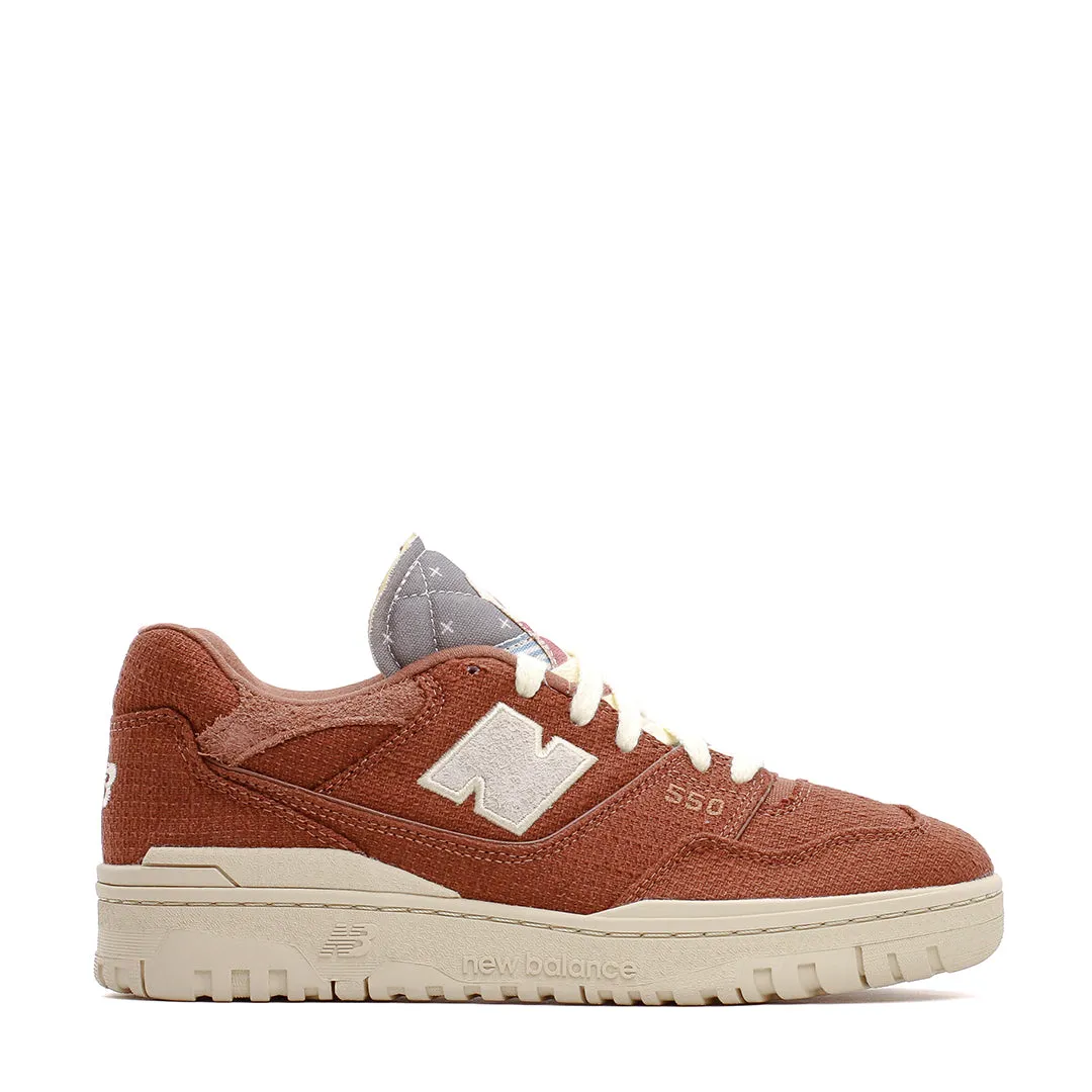 New Balance Men 550 Pecan/Crimson BB550THB