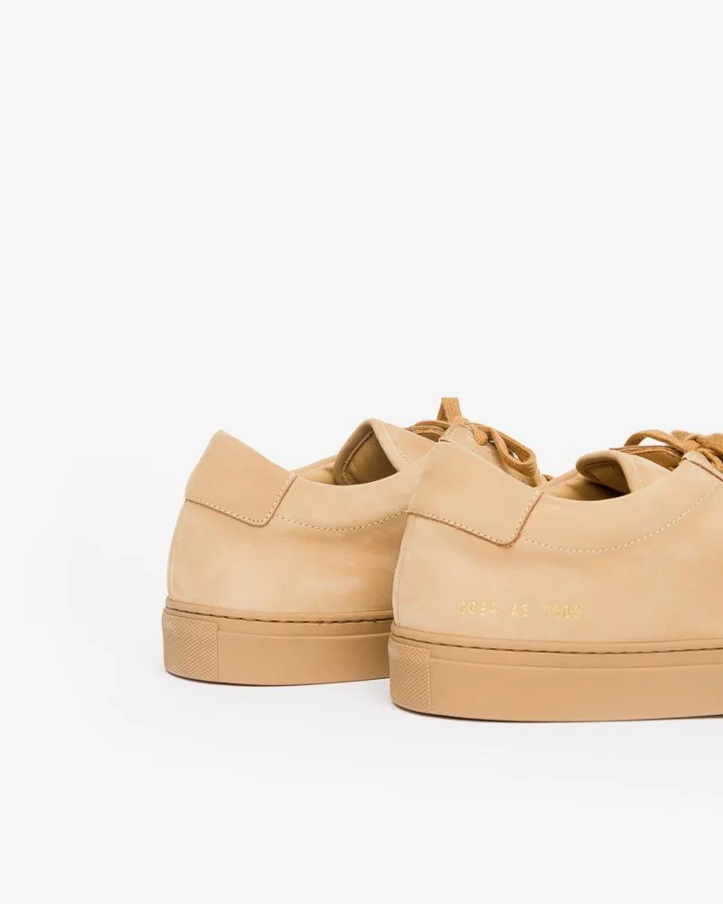 Nubuck BBall Low Sneakers 2094 in Tan