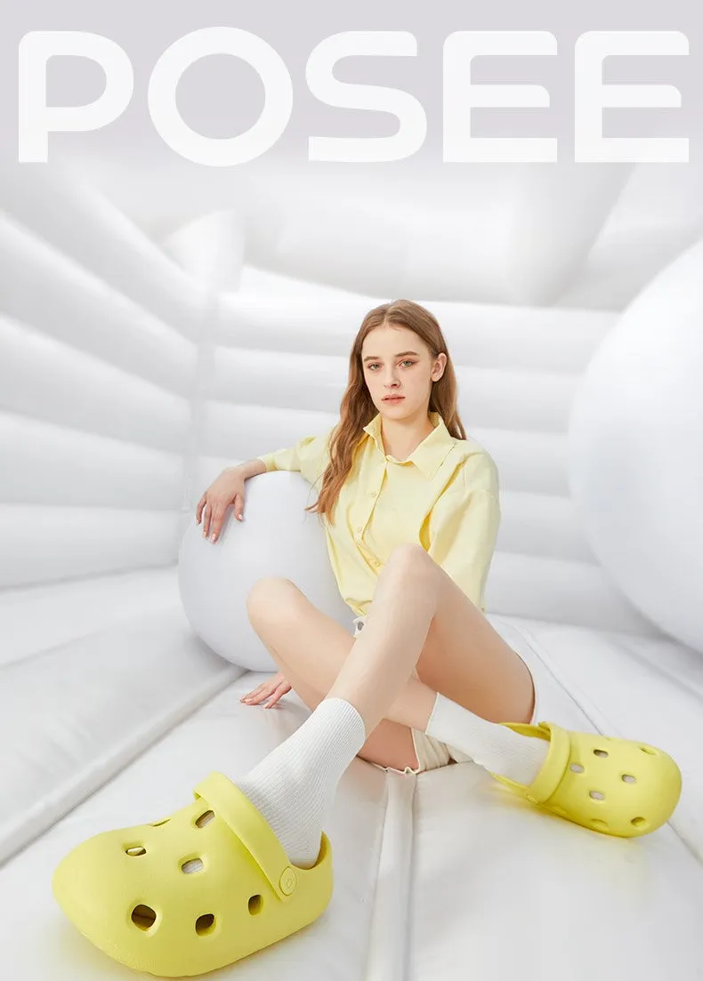 Posee Little Bean Slippers,Ultra-light Anti-slip Slippers,DIY Slippers,Outdoor Slippers