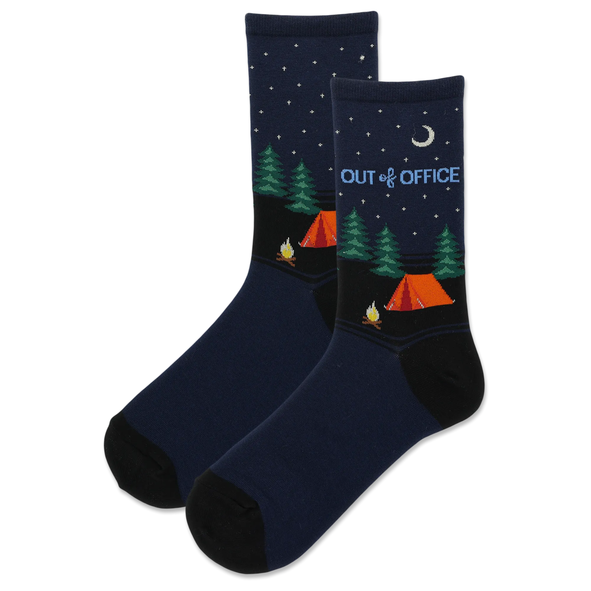 "Out of Office" Crew Socks by Hot Sox