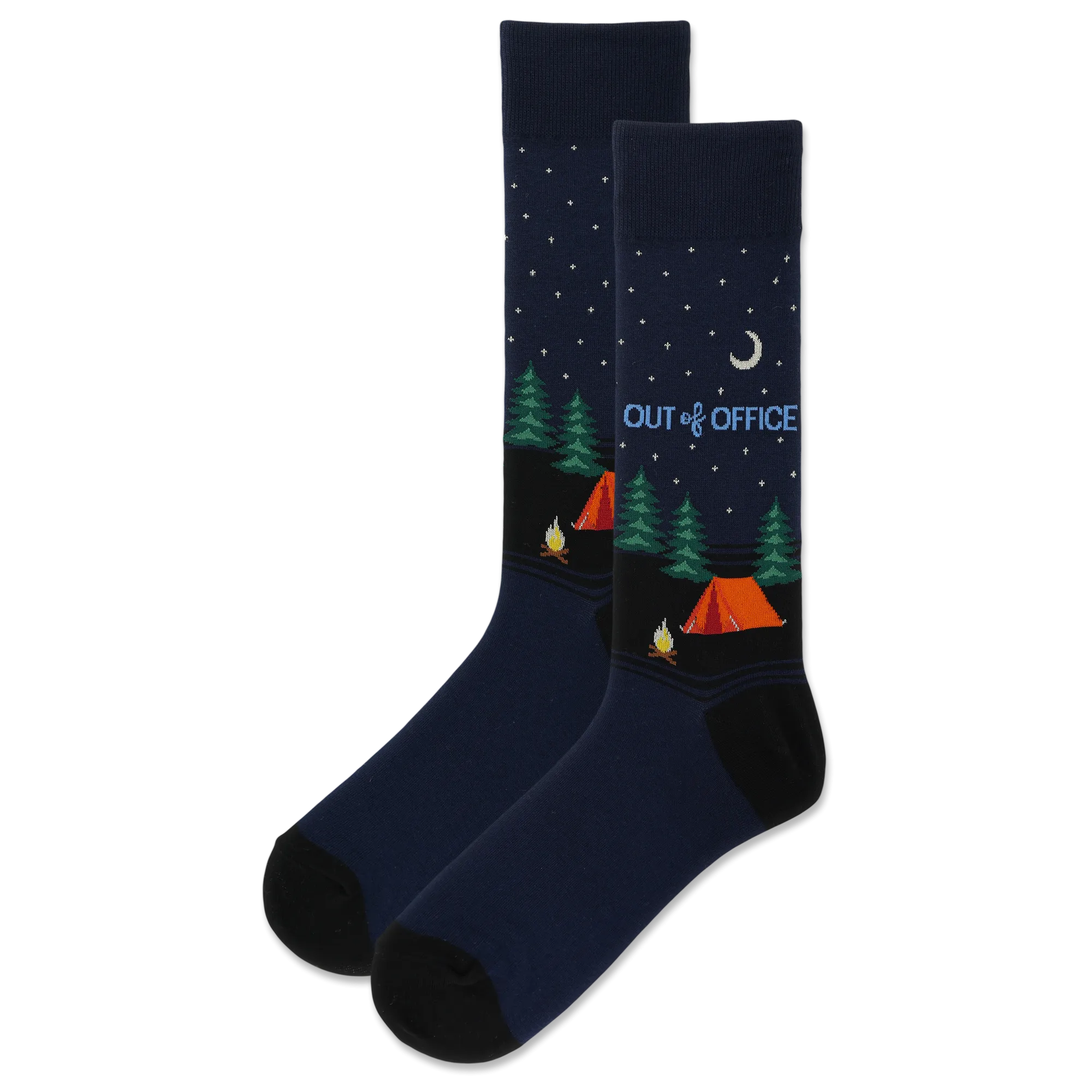 "Out of Office" Crew Socks by Hot Sox