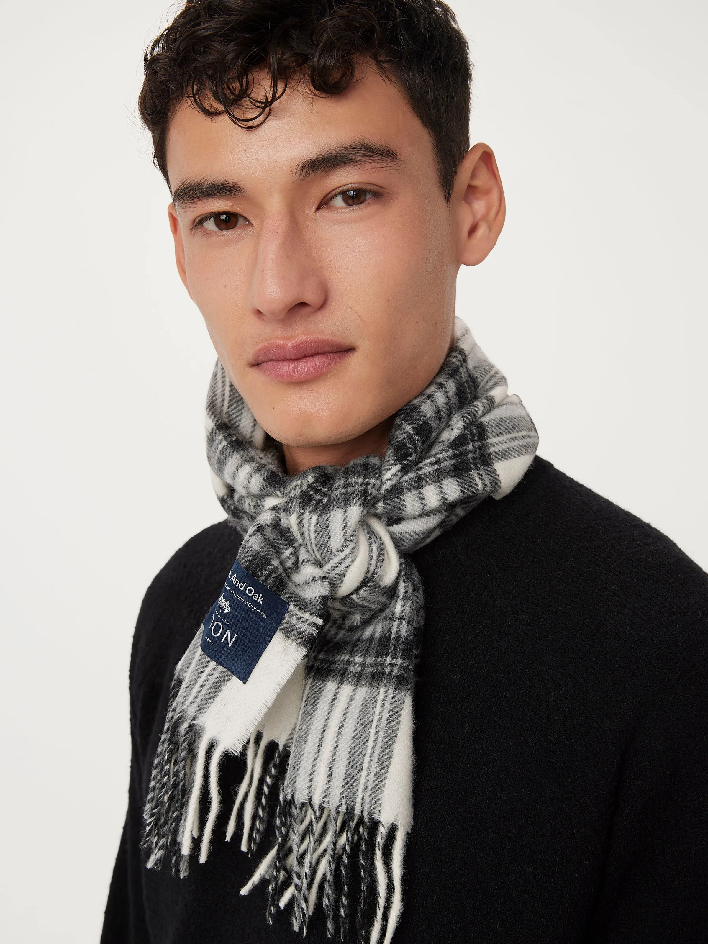 The Moon Heritage Scarf in Grey