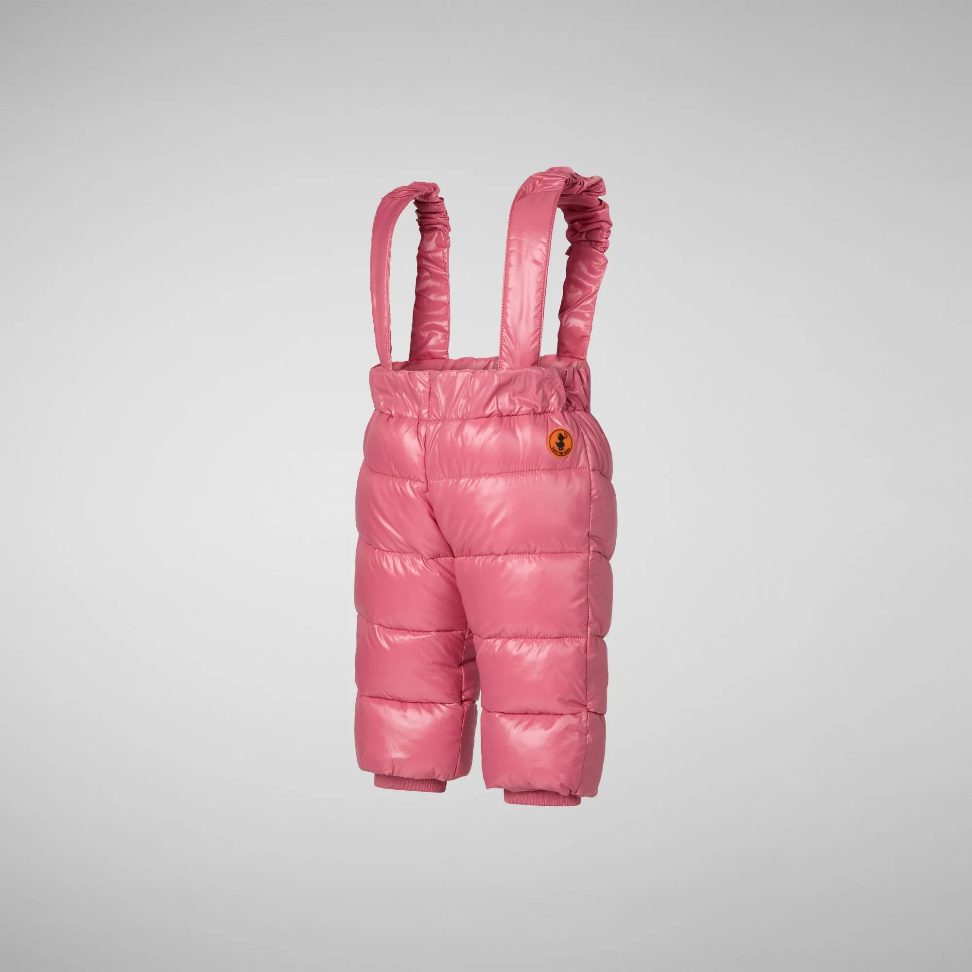 Unisex kids' baby overalls Ulmi in bloom pink