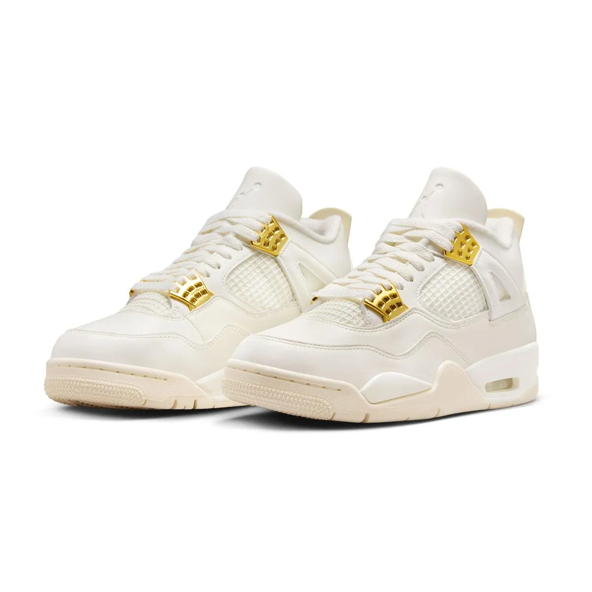 Wmns Air Jordan 4 Retro ‘Sail Metallic Gold’