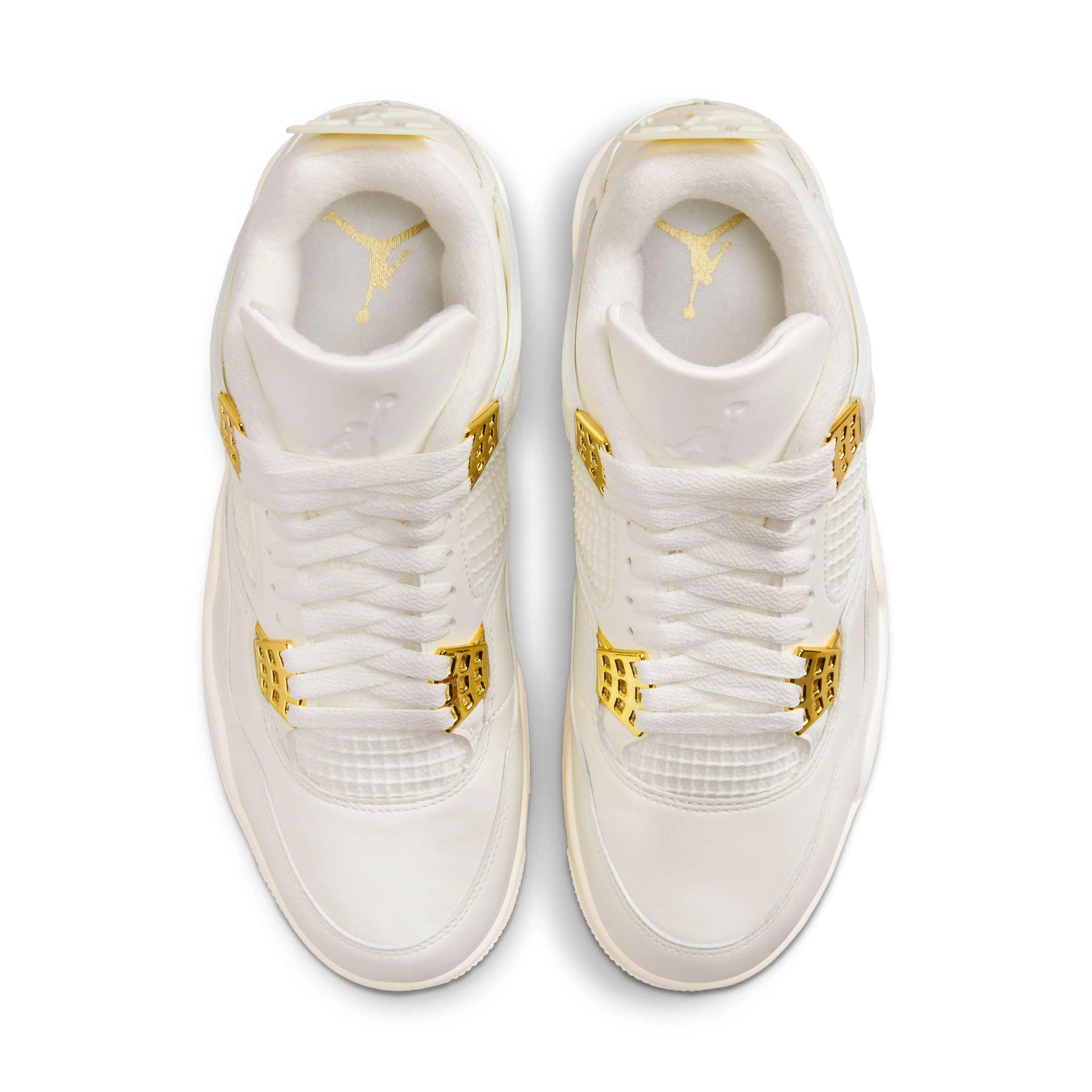 Wmns Air Jordan 4 Retro ‘Sail Metallic Gold’